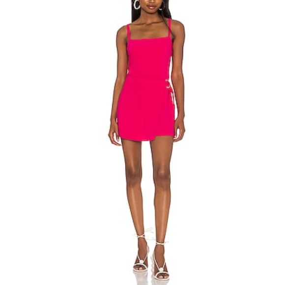 NWOT REVOLVE / Amanda Uprichard Della Romper in Passionfruit